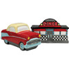 Road Trip Hot Rod & Diner Salt & Pepper Set