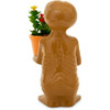 ET Holding Flower Mini Ceramic Planter with Faux Plant