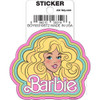 Barbie Blonde Illustration with Logo Die Cut