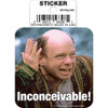 Princess Bride Vizzini Inconceivable Die Cut