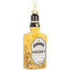 Whiskey Glitter Glass Ornament