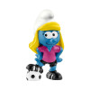 Smurfette with Soccer Football