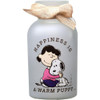 Happiness Is Peanuts Glass Lantern