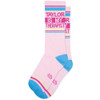 Taylor Is My Therapist Gym Crew Socks by Gumball Poodle