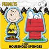Peanuts: Charlie Brown and Snoopy Kitchen Sponge - Set of 2