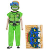 Leonardo Teenage Mutant Ninja Turtles Ben Cooper Costume 6-Inch Clothed Action Figure by NECA