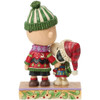 Snoopy & Charlie Xmas Sweaters Figure by Jim Shore 