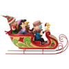 Snoopy and Friends in Sleigh Figure - Side View