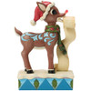 Rudolph with List in Mouth Figure - Opposite View