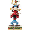 Mickey Donald Goofy Stacked Figure by Jim Shore - Rear View