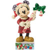 Mickey with Candy Cane Figure by Jim Shore
