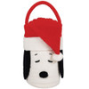 Santa Snoopy Fleece Throw Blanket - Front View