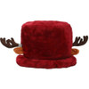 One Piece Novelty Hat with Antlers and Ears