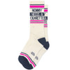 Mommy Needs A Cigarette Gym Crew Socks by Gumball Poodle