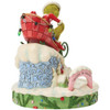 Grinch on Small Sled Figurine by Jim Shore