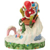 Grinch on Small Sled Figurine by Jim Shore
