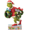 Grinch with Multiple Wreaths Figurine by Jim Shore