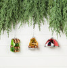 Lifestyle Image: 3 Camping Ornaments