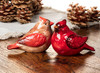 Front View - Cardinal Couple Salt and Pepper Shakers