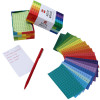 Rainbow Lego Note Brick Contents 