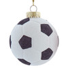 Soccer Ball Glittered Shatterproof Ornament