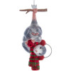 Hanging Possum  Glass Christmas Ornament by Noble Gems