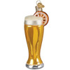 Glass of Blue Moon Beer Glass Ornament by Old World Christmas