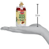 In Hand - Eggnog Carton Glass Ornament by Old World Christmas