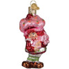 Strawberry Shortcake & Custard Glass Ornament by Old World Christmas