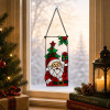Santa  Lifestyle Stained Glass Christmas Art
