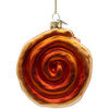 Cinnamon Bun Glass Ornament by Noble Gems