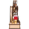 Battery Operated Warm White LED Ferris Wheel With Santa