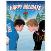 Heated Rivalry Happy Holidays Card