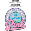 Mean Girls We Wear Pink Die Cut Sticker