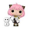 Anya Forger and snowman Holiday funko