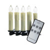 5-Piece Flicker Candle Set with Remote Control