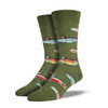 Trout Men's Crew Socks