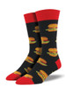 Black Good Burger Men's Crew Socks