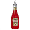 Glass Ketchup Christmas Ornament