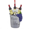 My Bucket List Wine Lover's Ornament