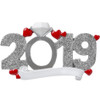 2019 Engagement Personalized Ornament