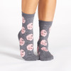 Cute'n Candy Women's Crew Socks Front View