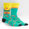 Roller Disco Men's Crew Socks Full Sock View