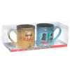 A Christmas Story Fragile and Triple Dog Dare 14 oz Ceramic Mugs Set of 2 Packaged View