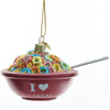 I Heart Cereal Glass Ornament