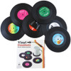 Vintage Vinyl Record Coasters