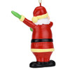 Funny Dabbing Santa Christmas Ornament back view