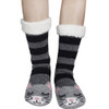 Knit Thermal Cat Character Slipper Socks
