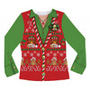 Ladies Ugly Christmas Vest - Flat