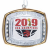 Raptors 2019 Championship Ring Christmas Ornament Front
